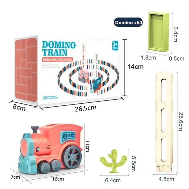 
                  
                    Kids Electric Domino Train Car Set
                  
                