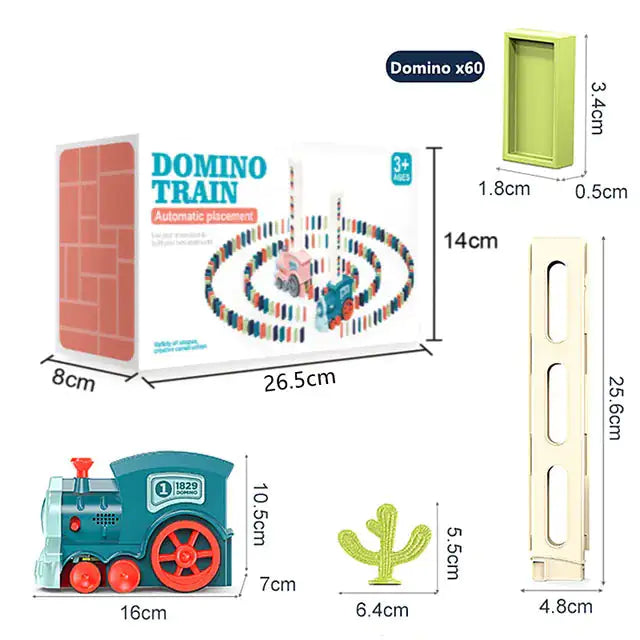 
                  
                    Kids Electric Domino Train Car Set
                  
                